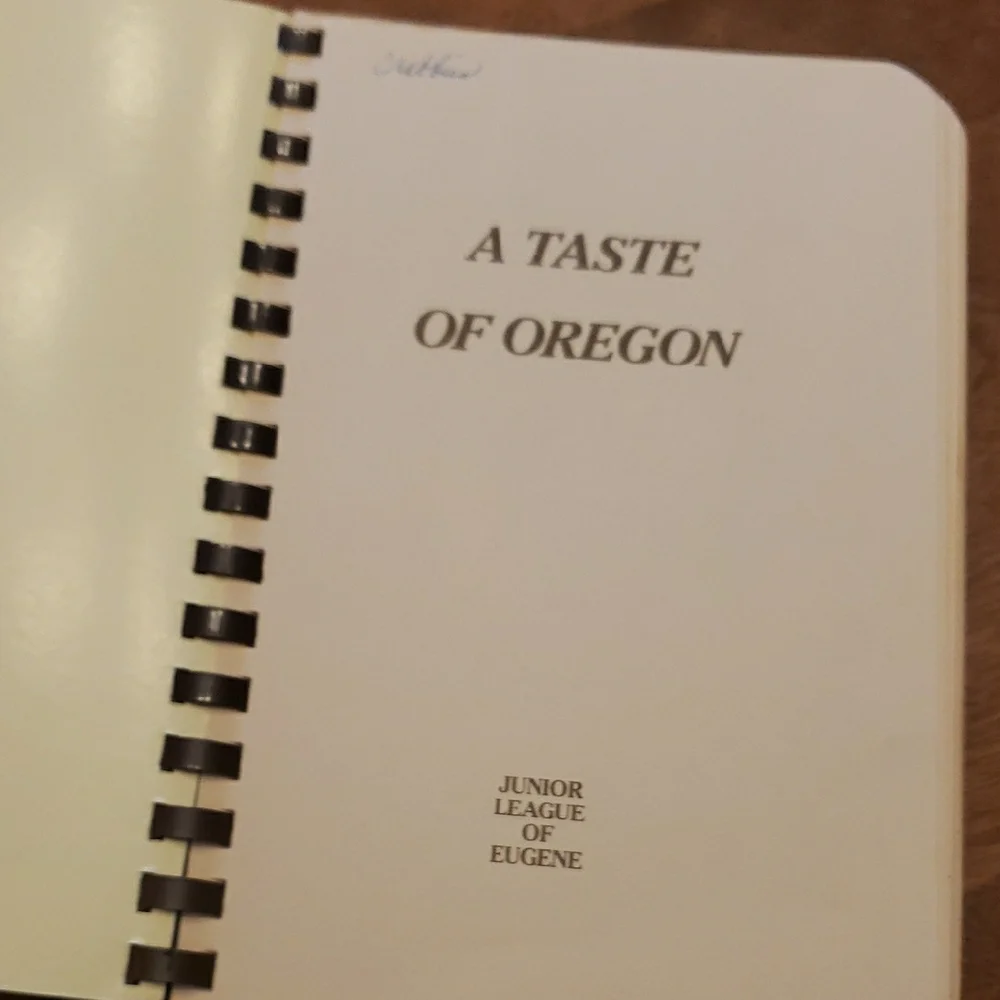 2 West Coast Cookbooks - Portland's Palate & A Taste of Oregon